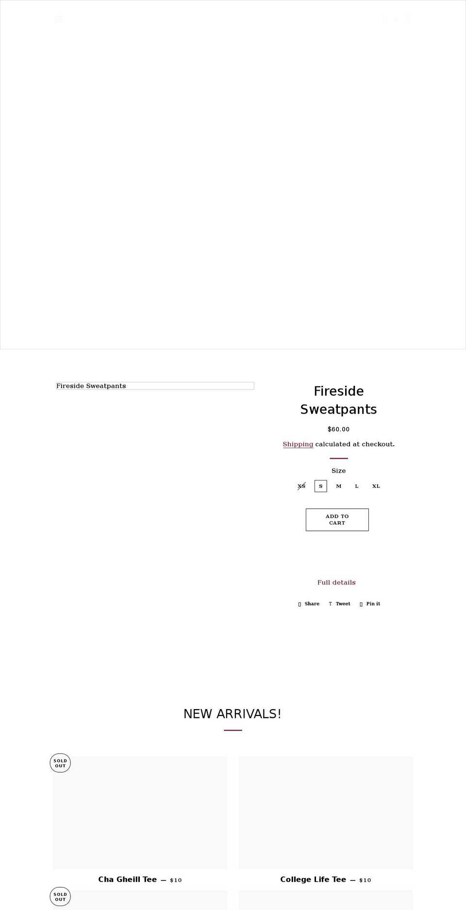 tricolouroutlet.ca shopify website screenshot