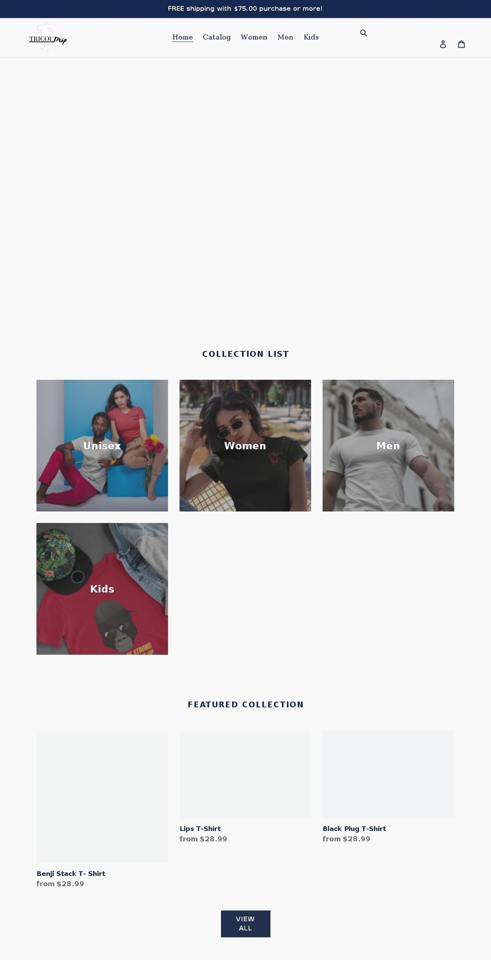 tricoudrip.com shopify website screenshot