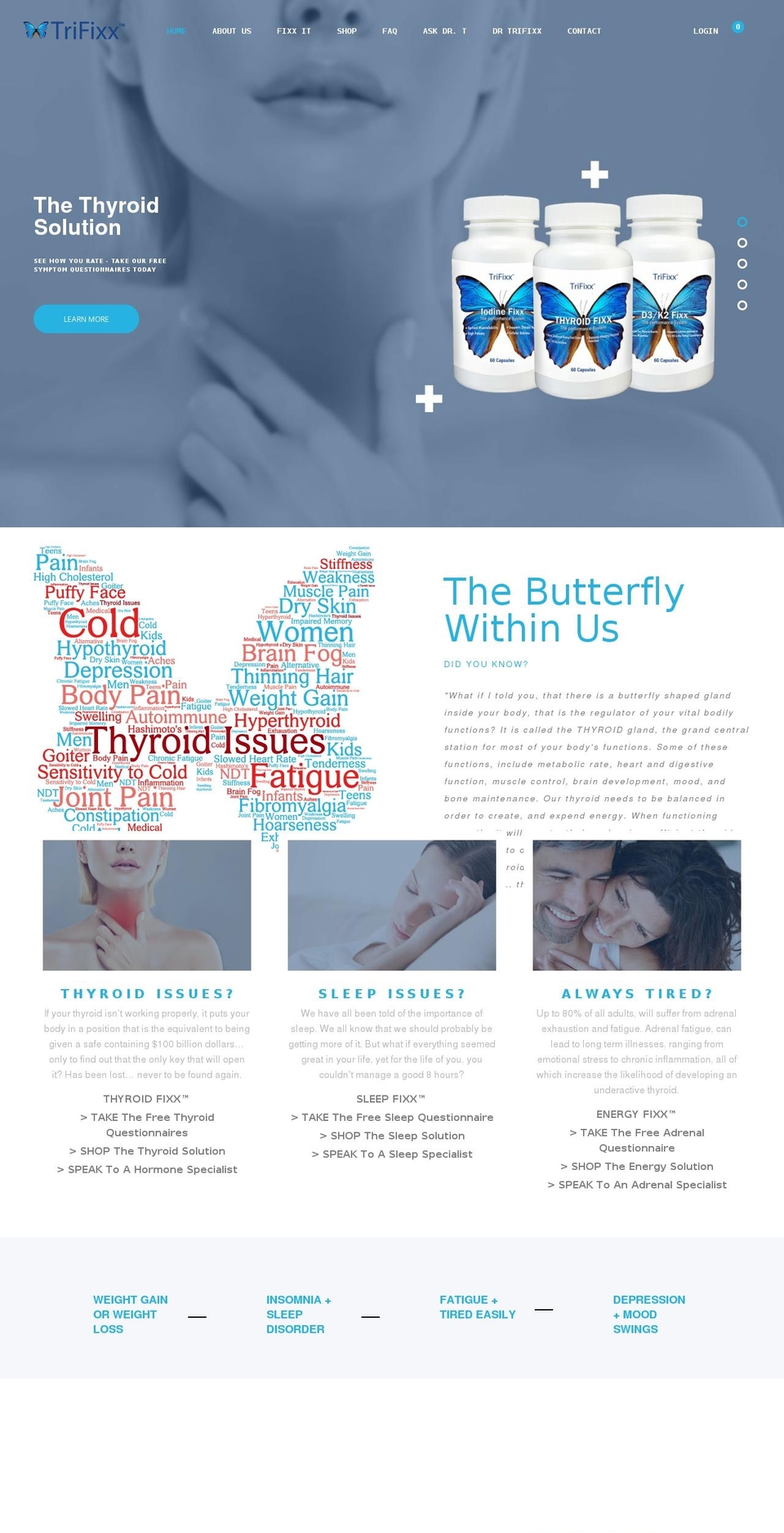 trifixx.com shopify website screenshot