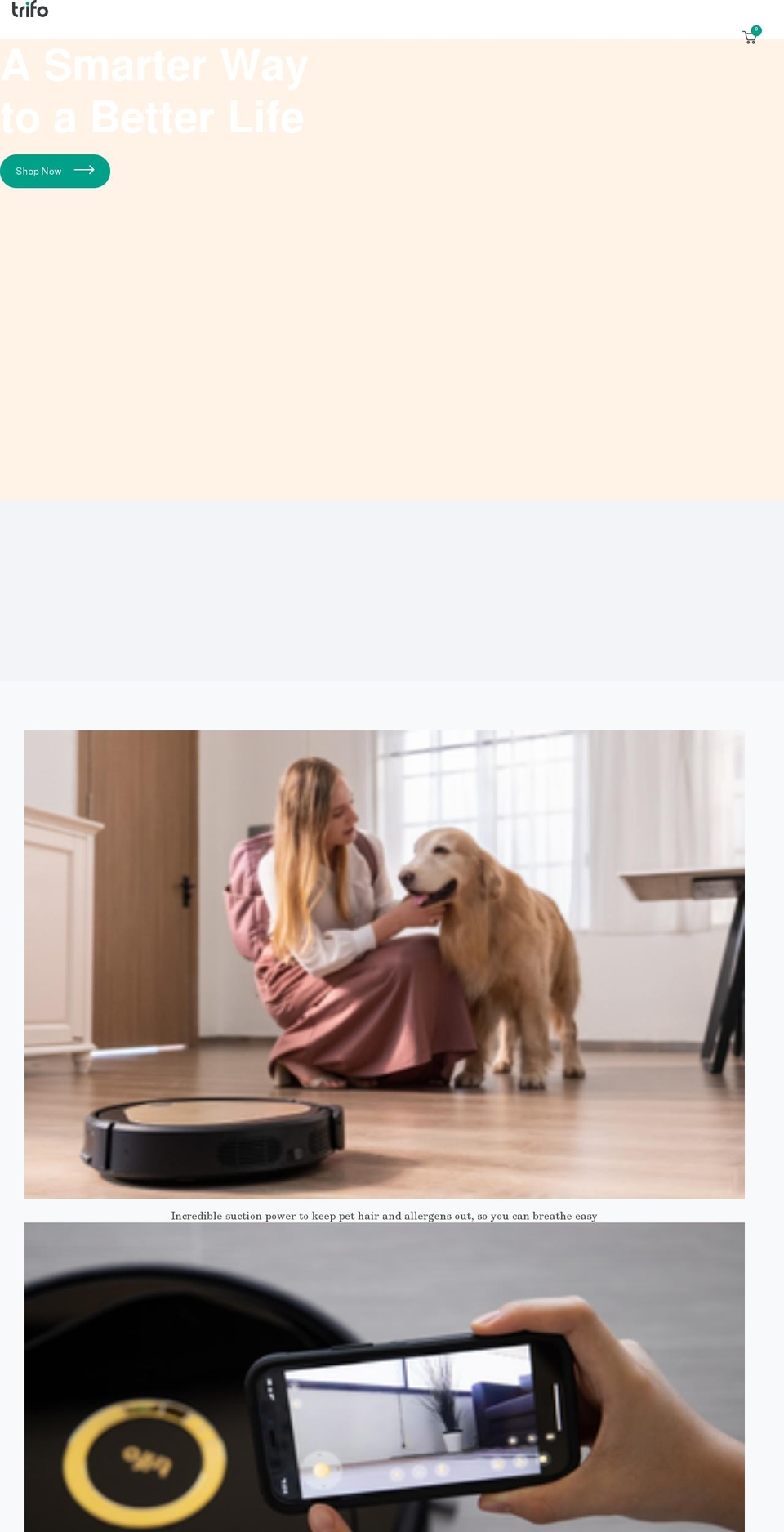 trifo.com shopify website screenshot