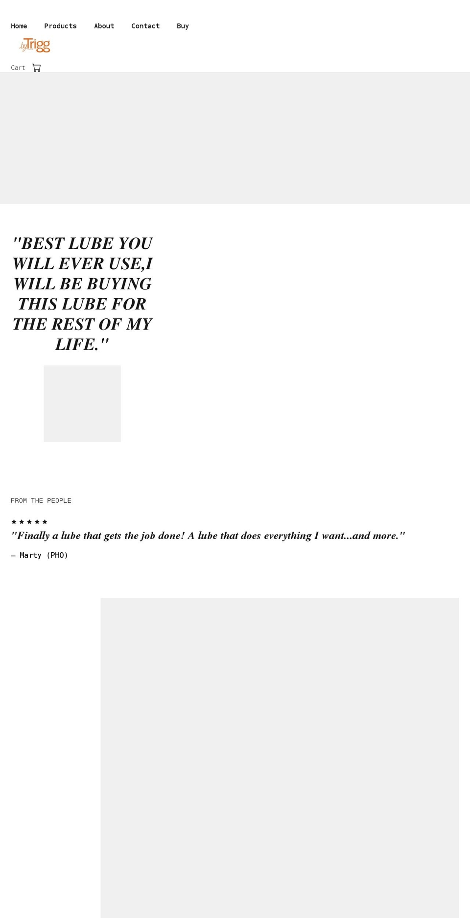 trigglabs.com shopify website screenshot