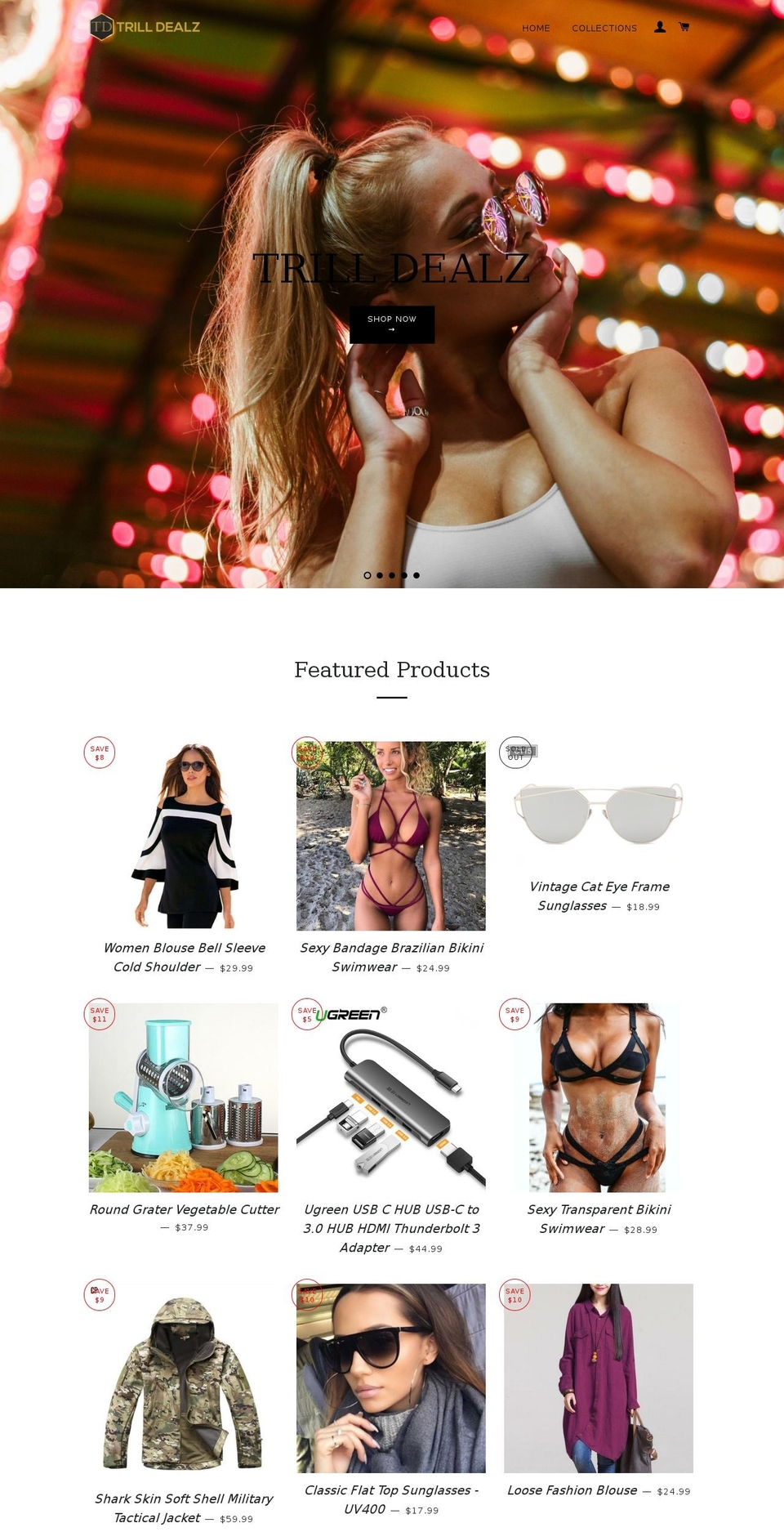 trilldeals.com — Shopify storefront screenshot