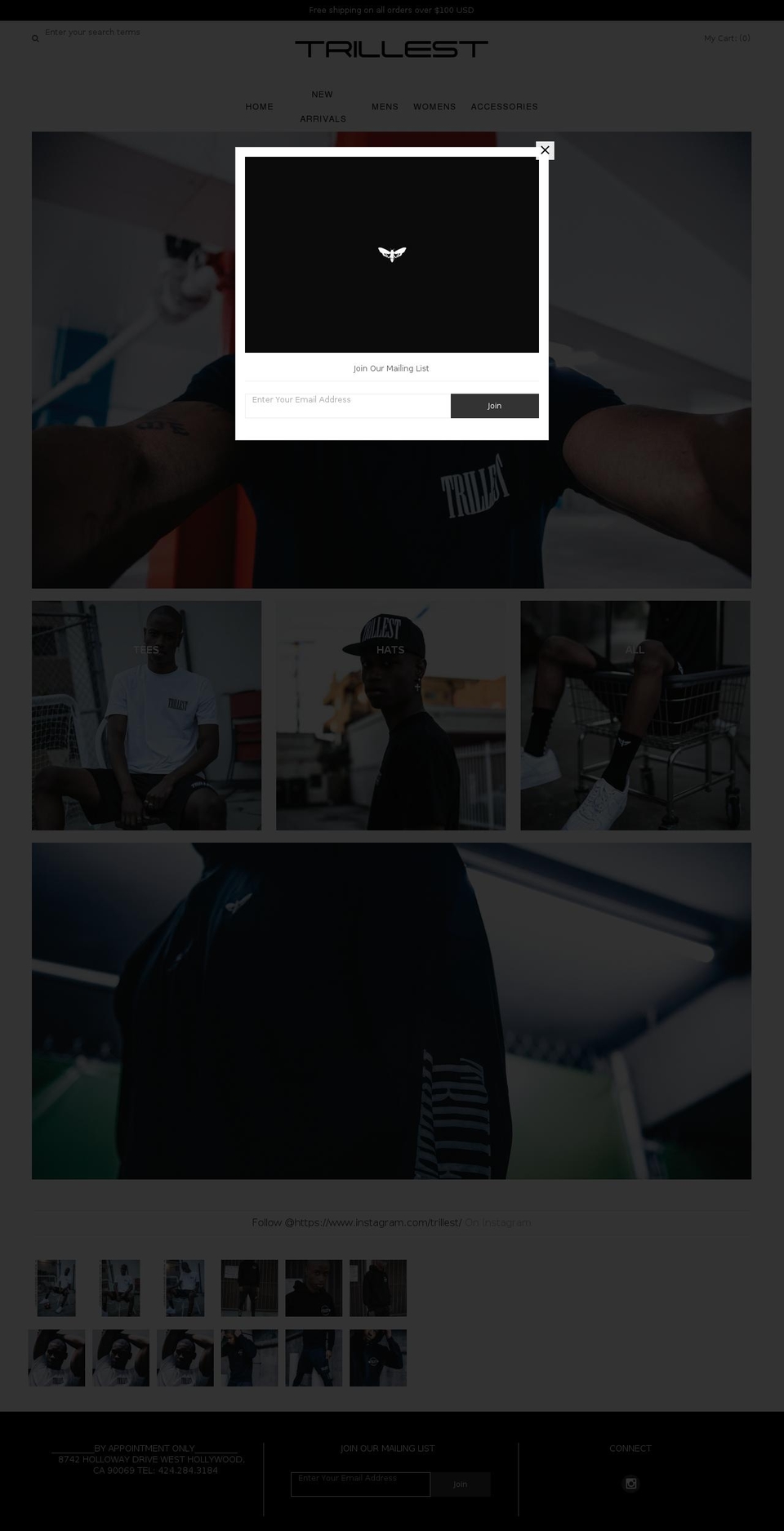 trillest.com shopify website screenshot