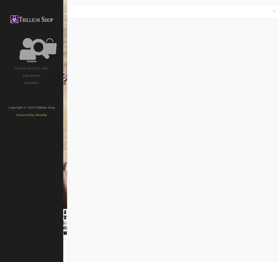 trilliumshop.com shopify website screenshot