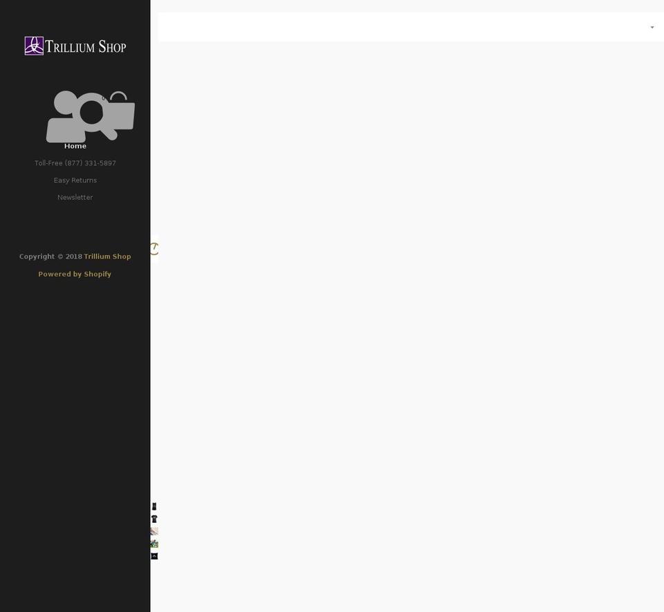 trilliumshop.net shopify website screenshot