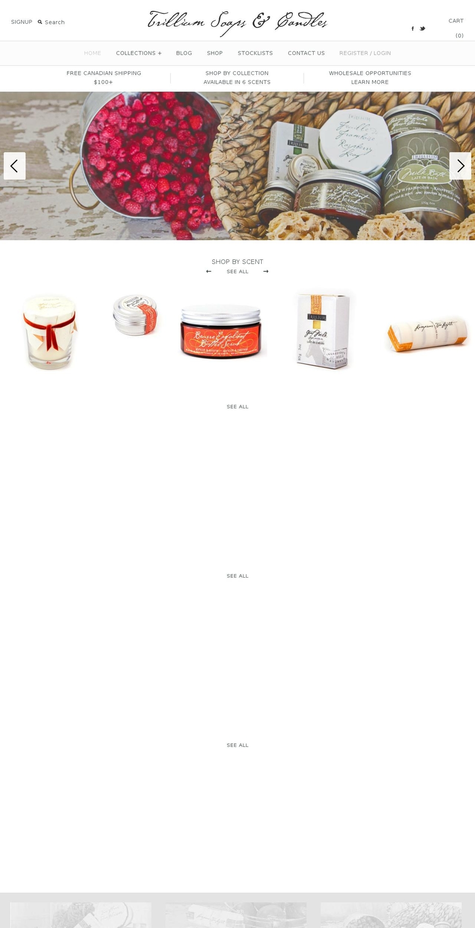 Copy of Symmetry Shopify theme site example trilliumsoapsandcandles.ca