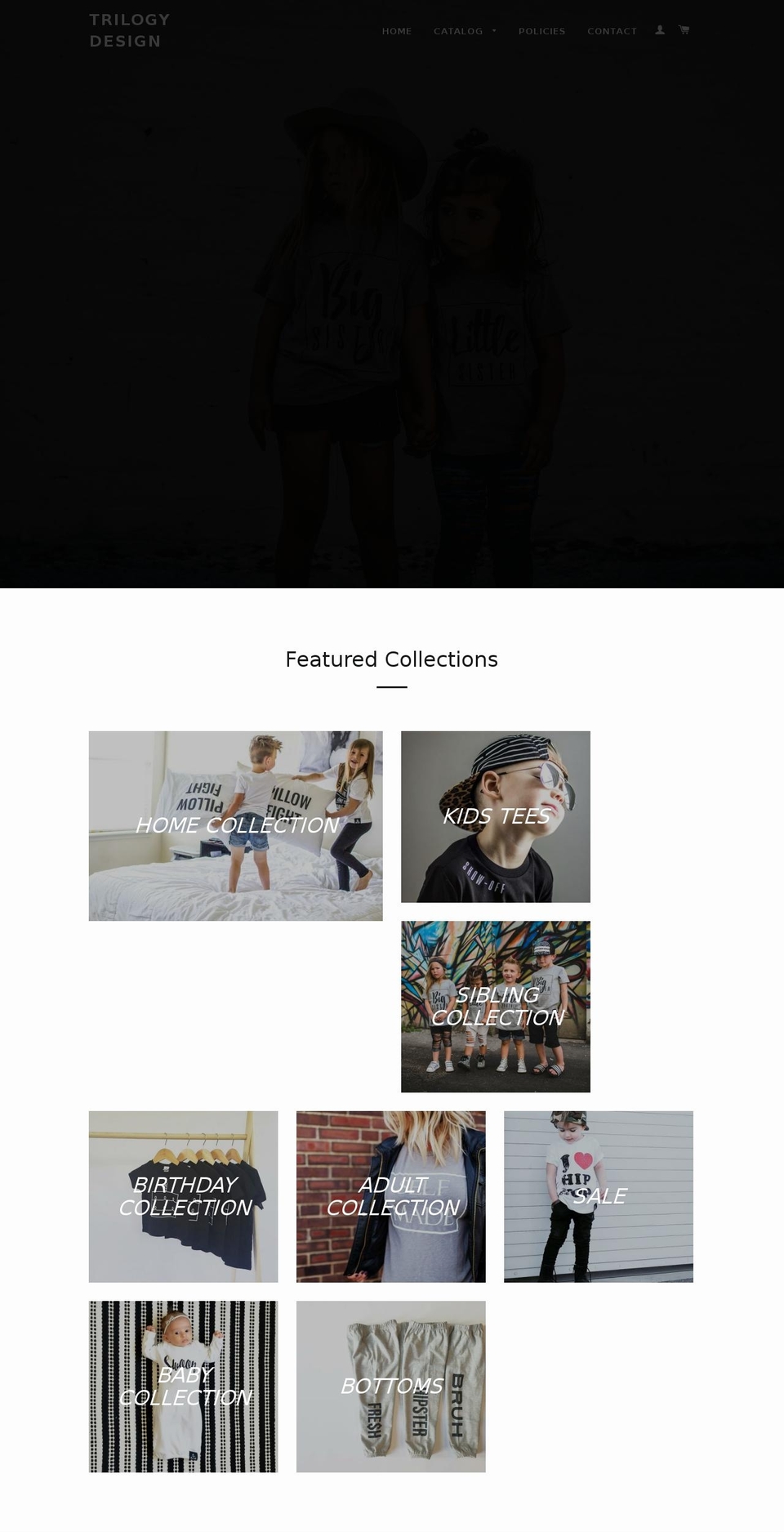 trilogydesignco.com shopify website screenshot