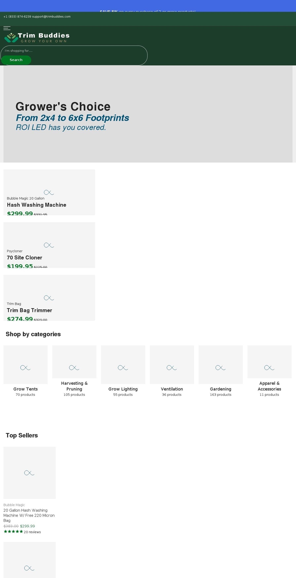 trimbuddies.com shopify website screenshot