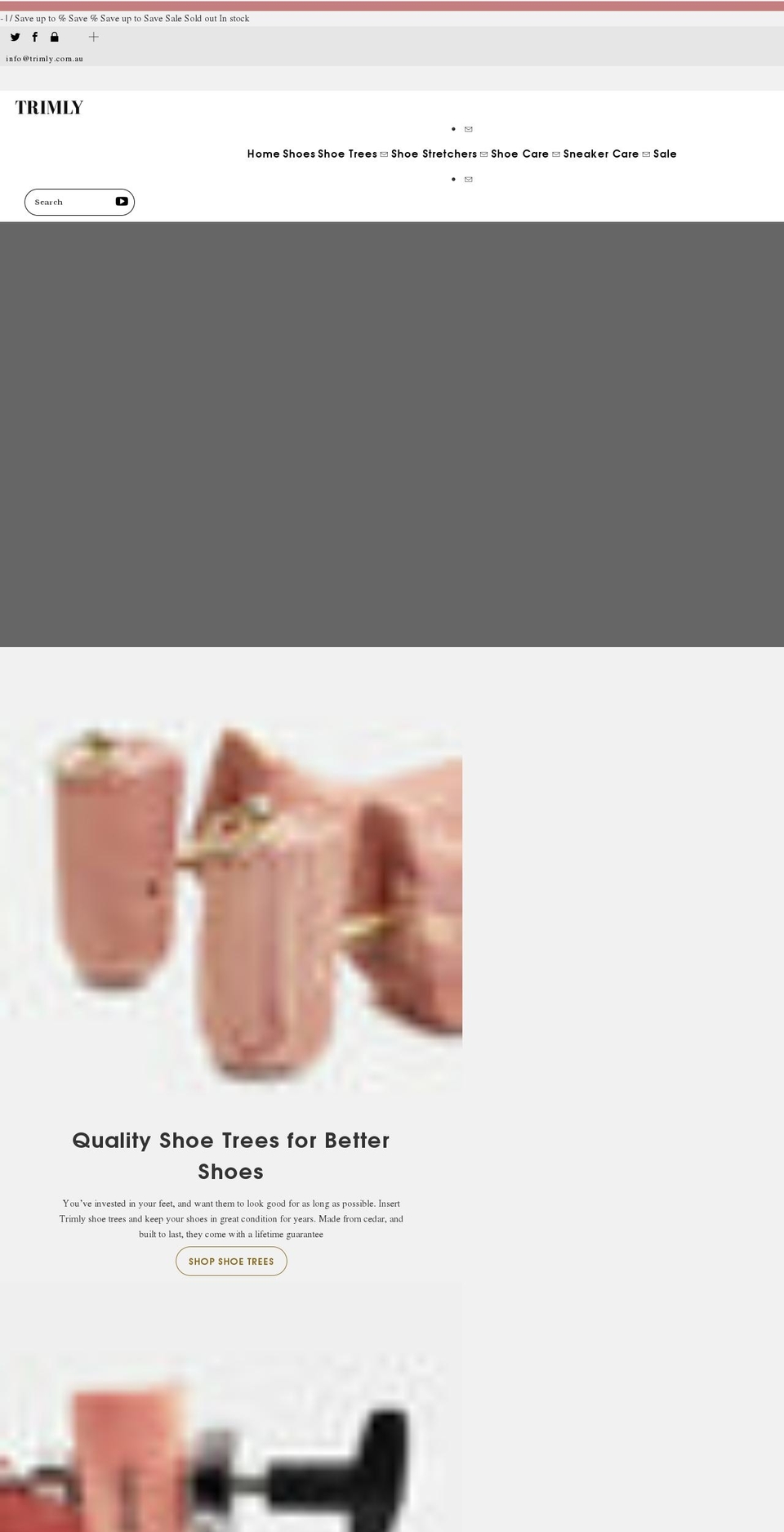trimly.com.au shopify website screenshot