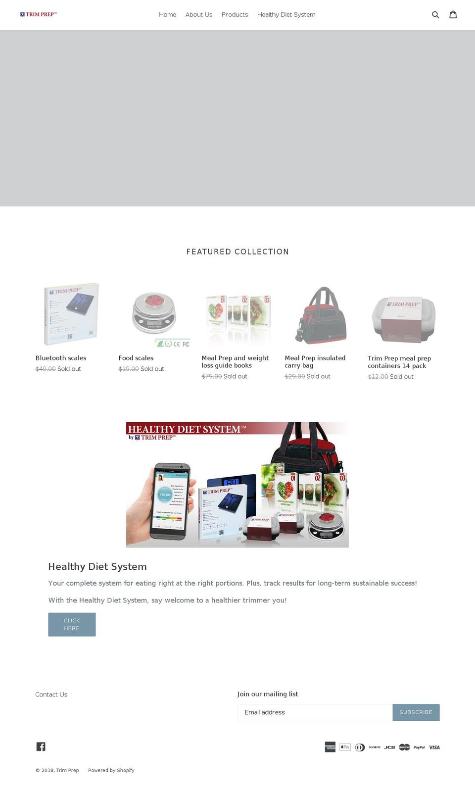 trimprep.com shopify website screenshot