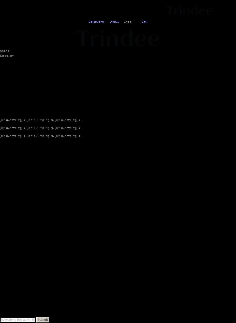 trindee.com shopify website screenshot