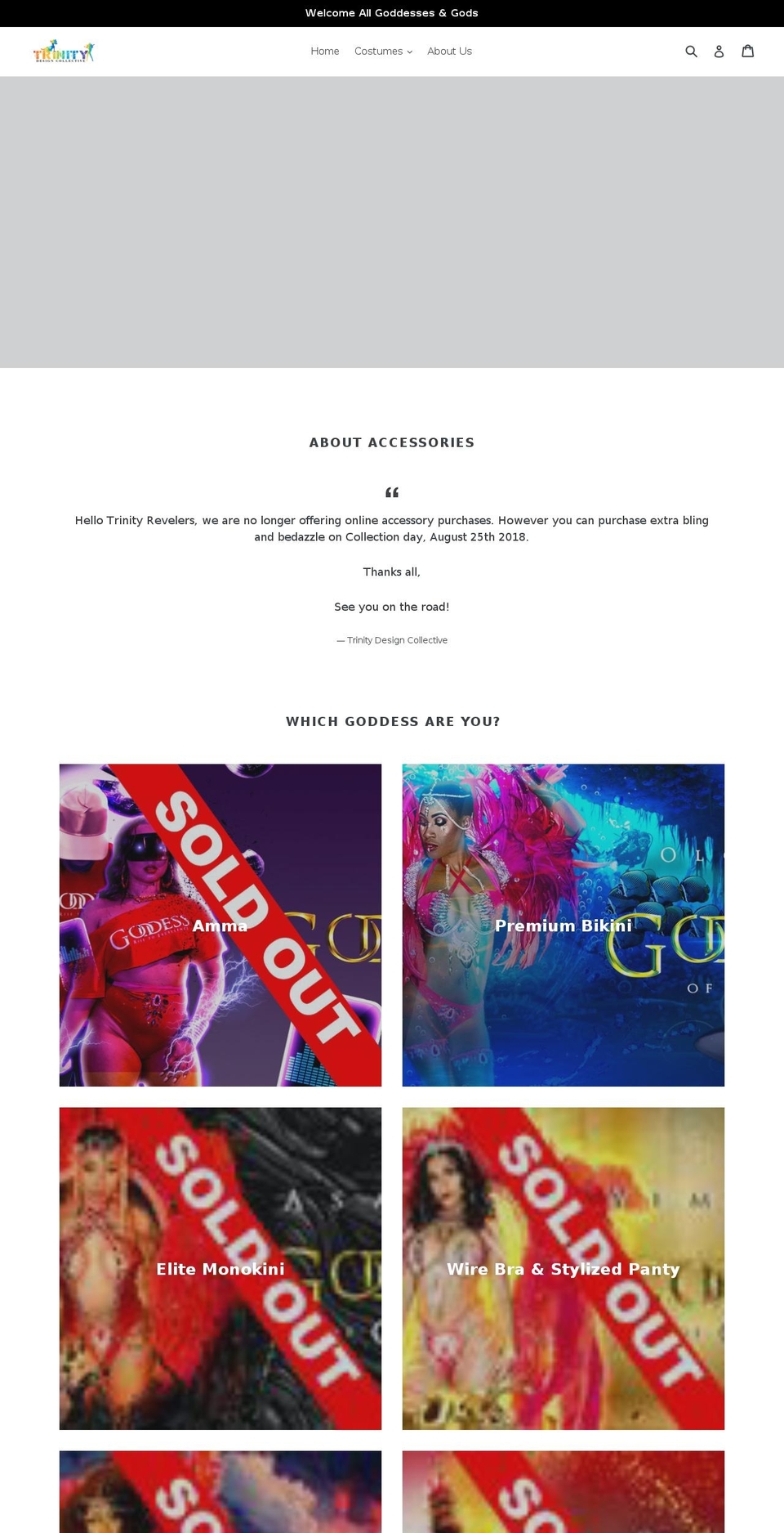 trinitydesigncollective.com — Shopify storefront screenshot