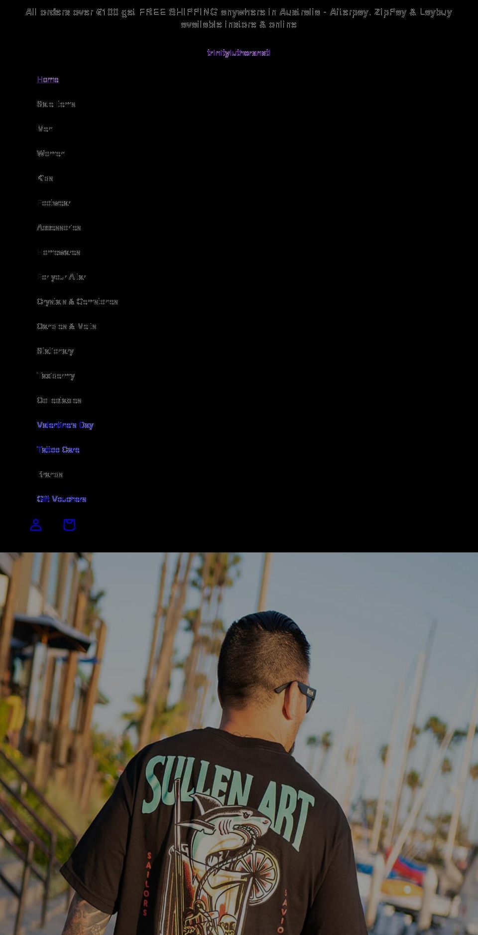 trinitylutheranstl.com shopify website screenshot