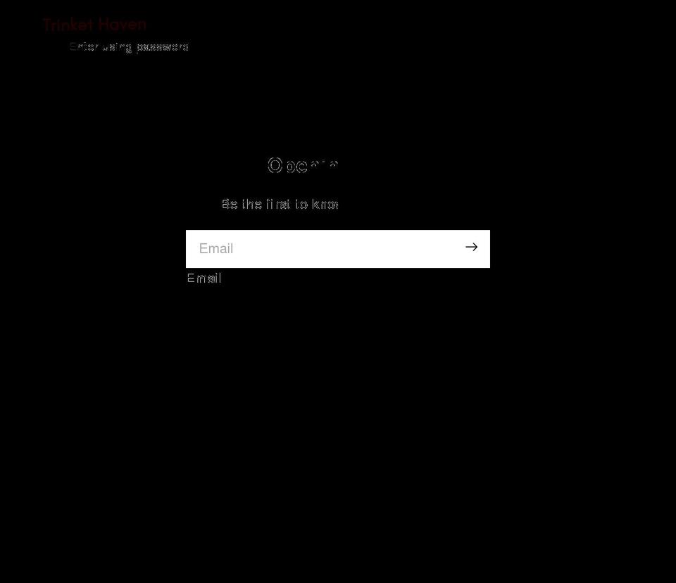 trinkethaven.com shopify website screenshot