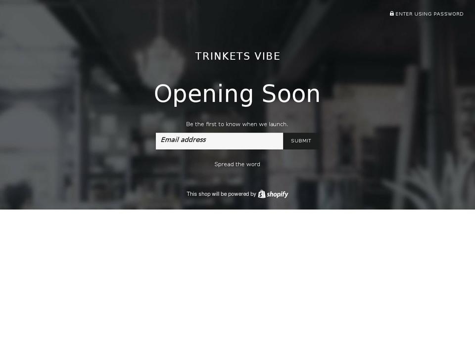 trinketsvibe.com — Shopify storefront screenshot