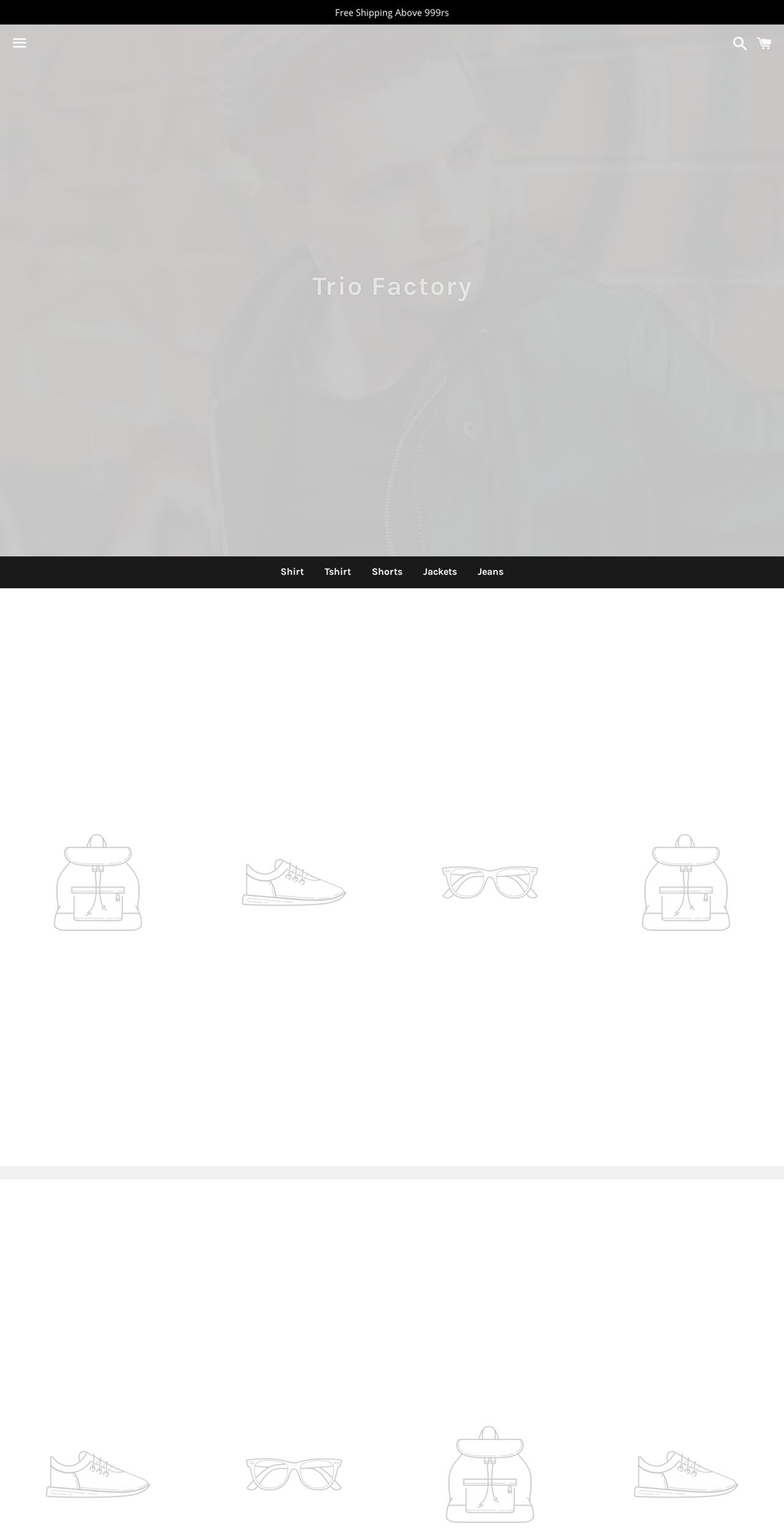 triofactory.com shopify website screenshot