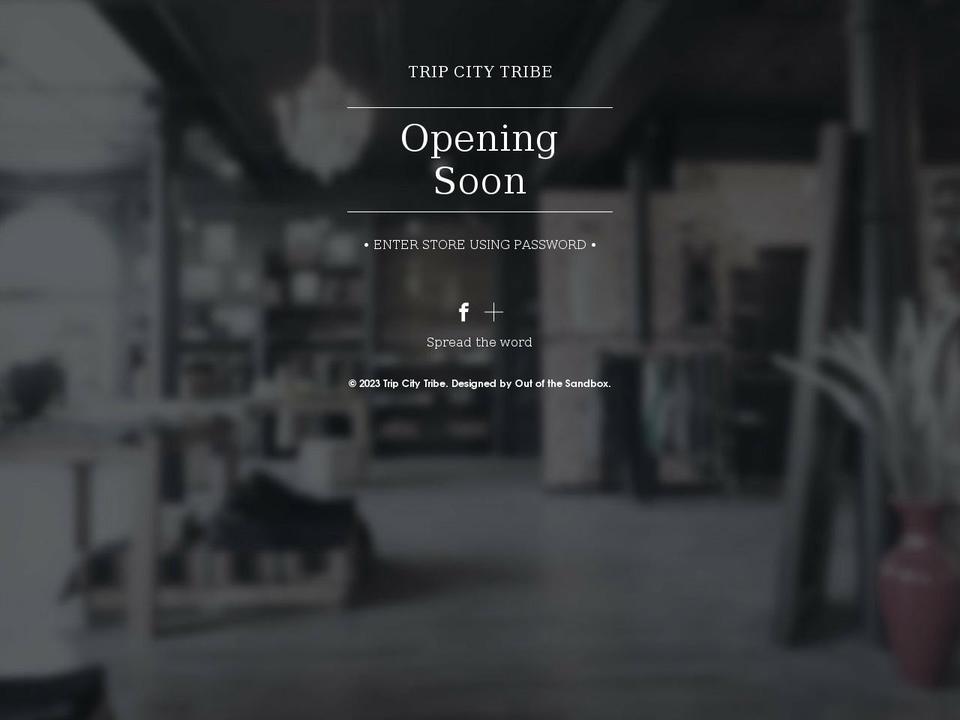 trip-city-tribe.myshopify.com shopify website screenshot