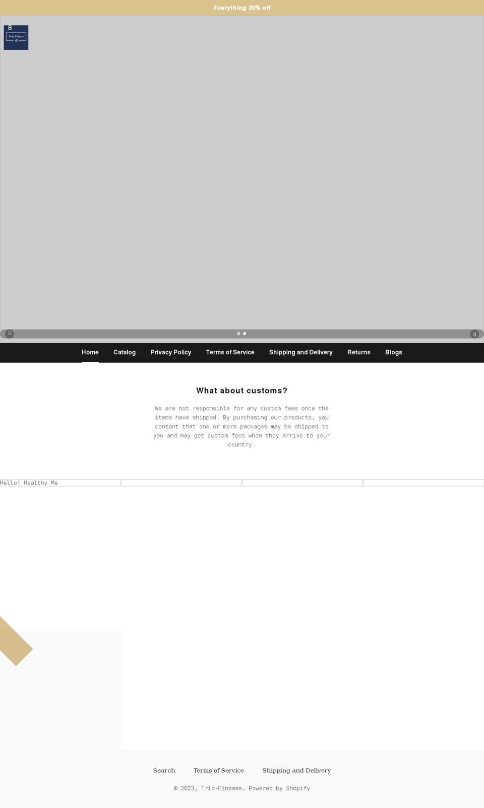 trip-finesse.myshopify.com shopify website screenshot