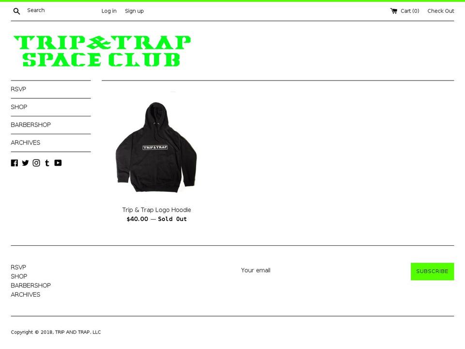 tripandtrap.com — Shopify storefront screenshot