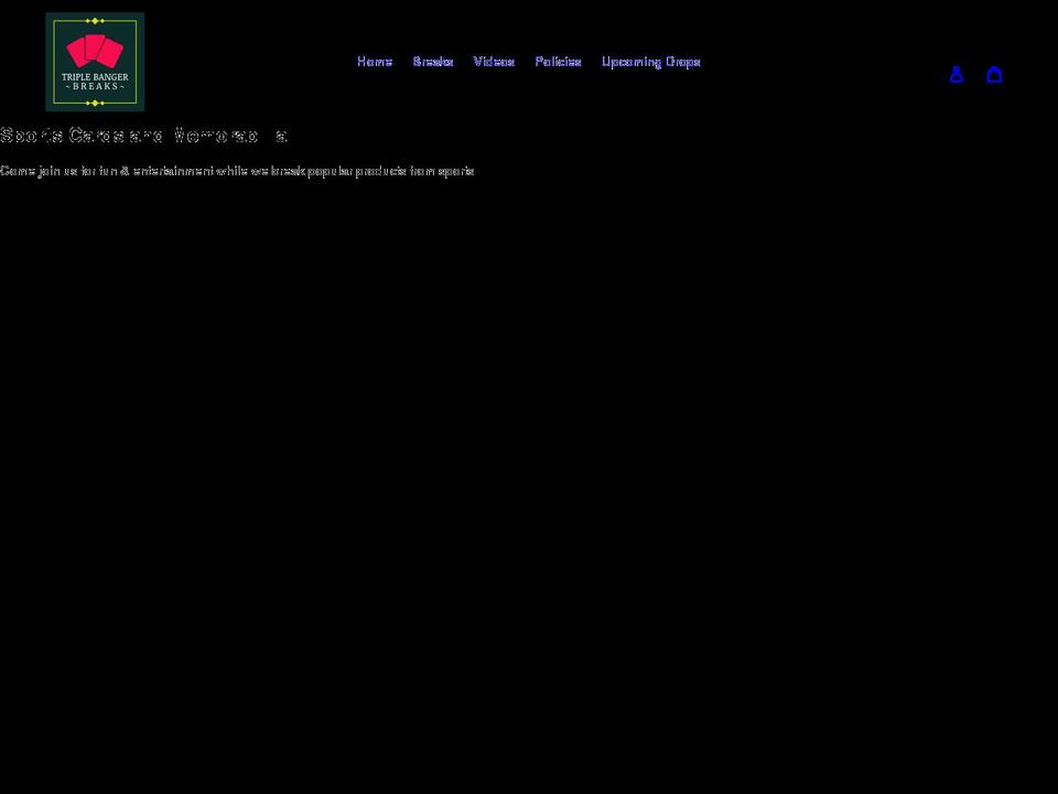 triplebangerbreaks.com shopify website screenshot