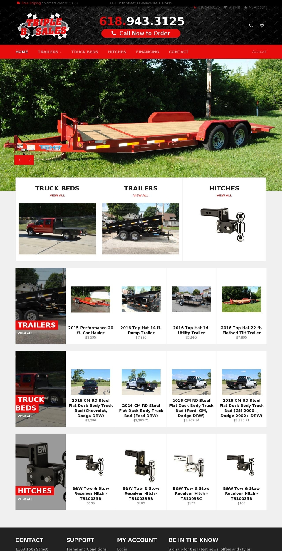 triplebdiesel.com shopify website screenshot