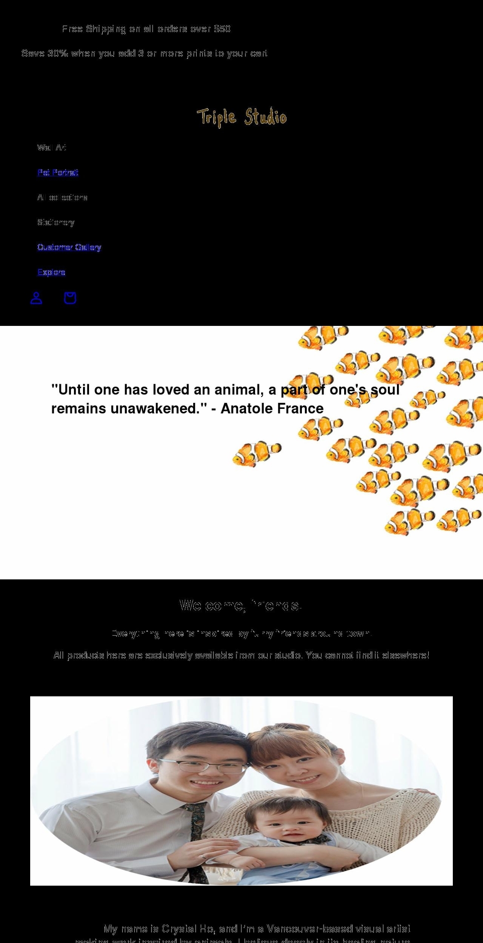 CRAFT - EDITED Shopify theme site example triplestudio.com