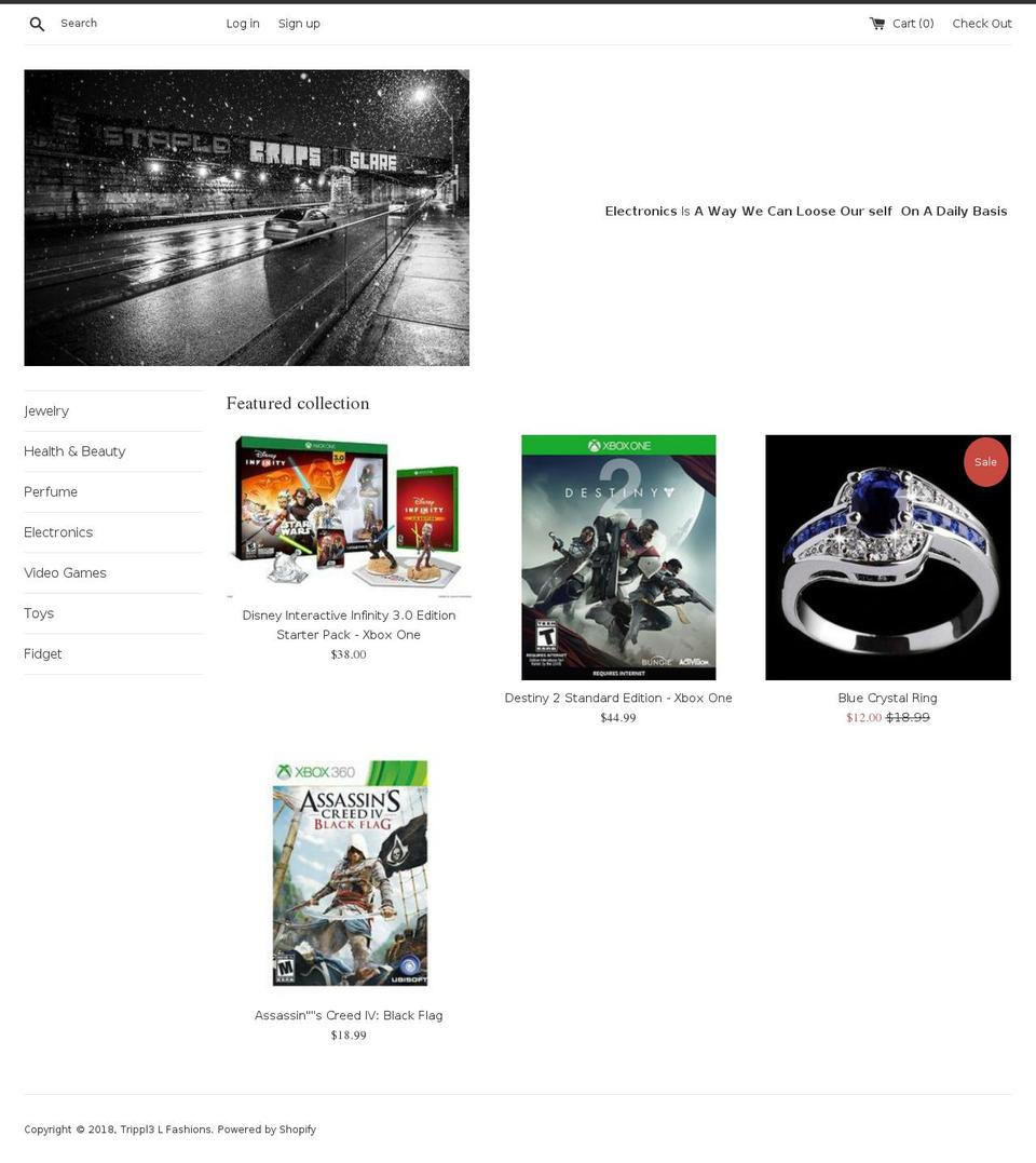 trippl3lfashions.com shopify website screenshot