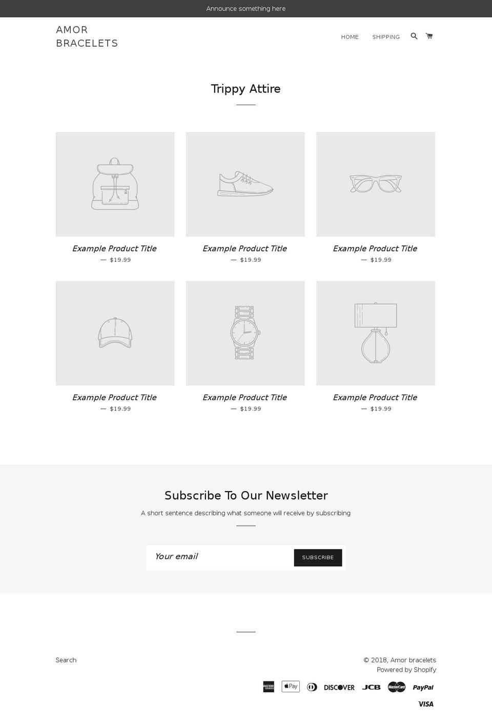trippyattire.com — Shopify storefront screenshot