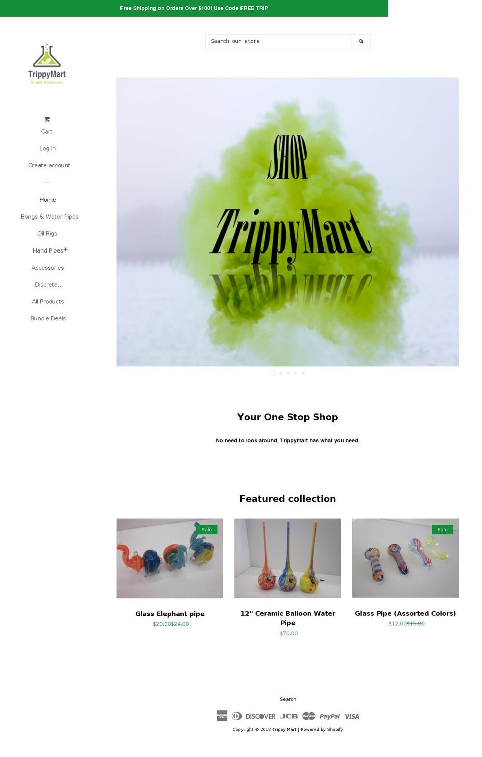 trippymart.com — Shopify storefront screenshot