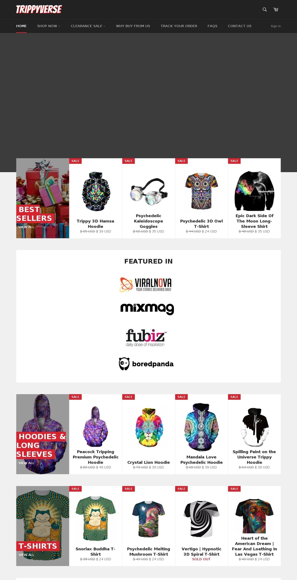 -- Shopify theme site example trippyverse.com