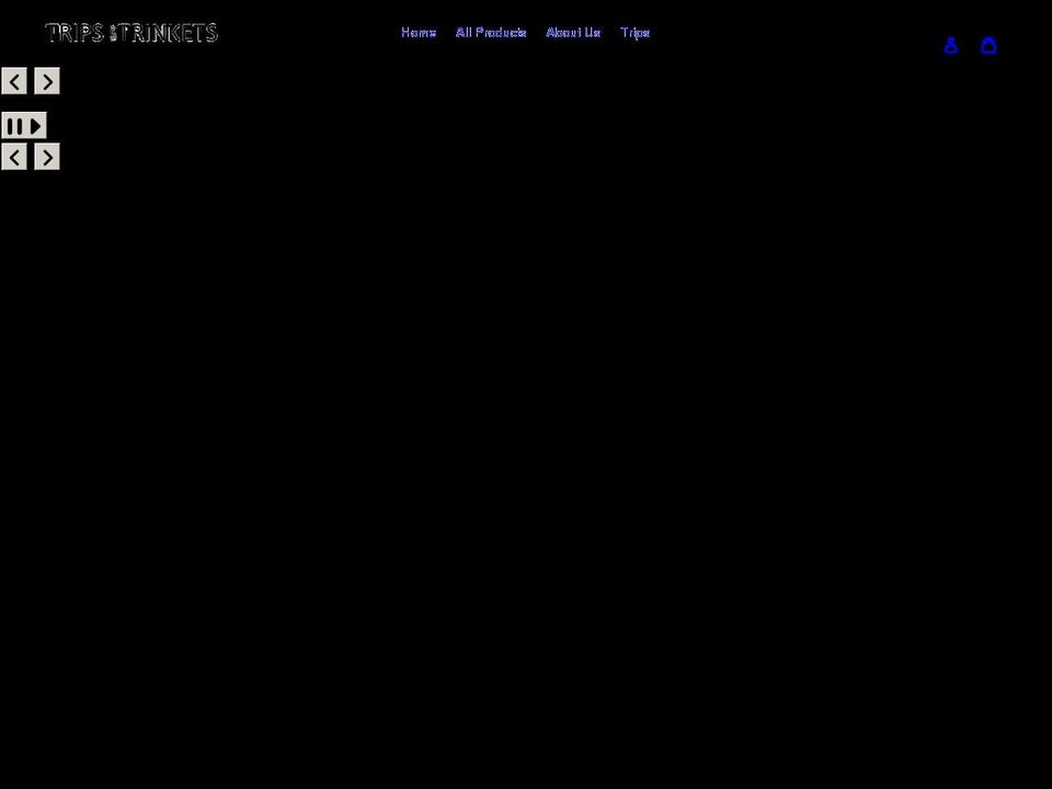 tripsandtrinkets.com shopify website screenshot