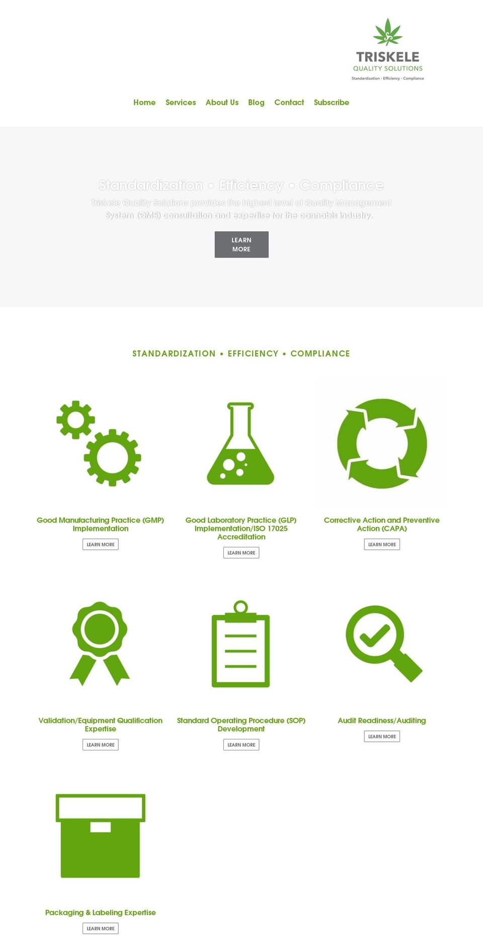 triskele-inc.com shopify website screenshot
