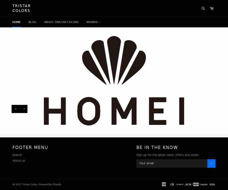 tristarcolors.com shopify website screenshot