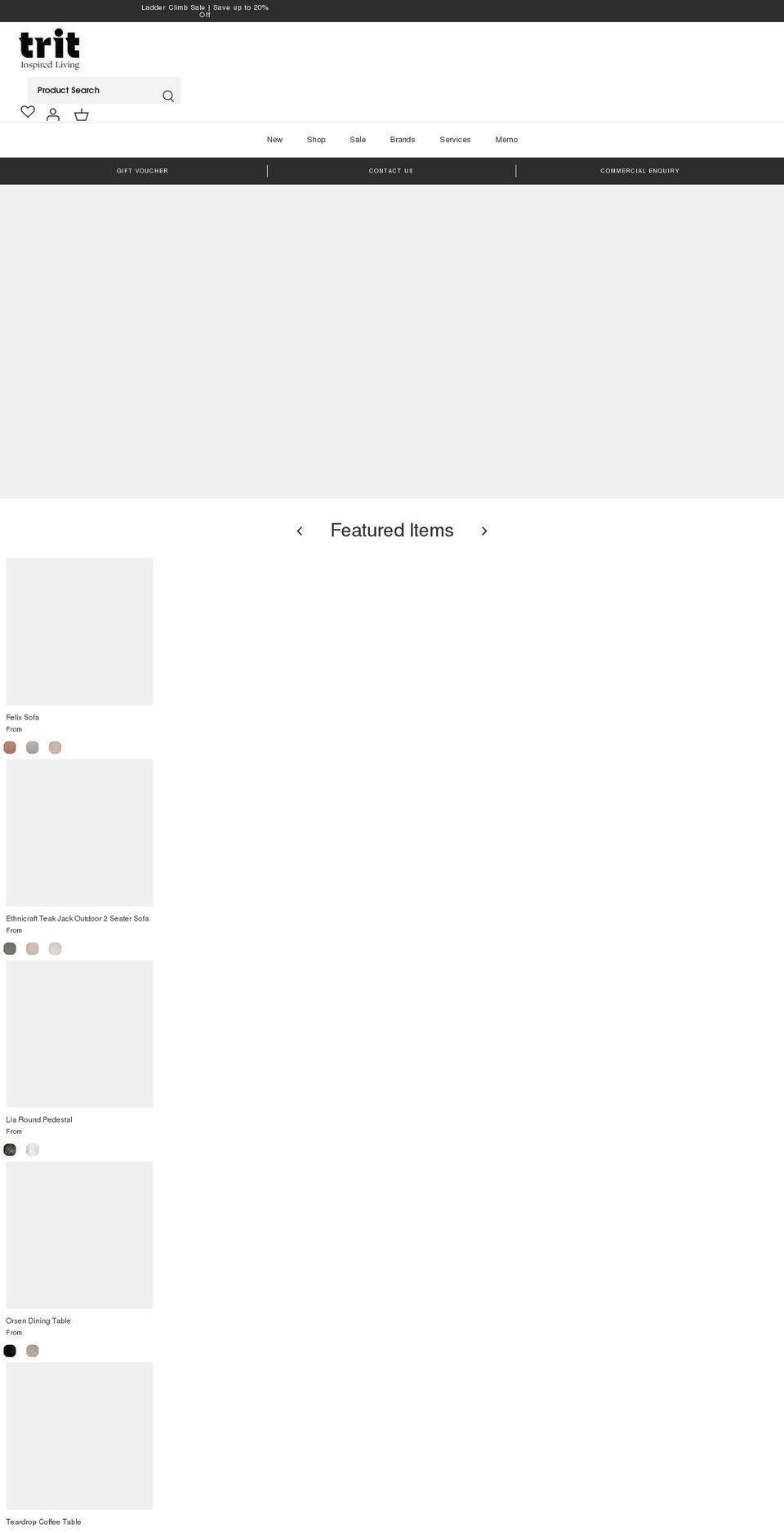 trithouse.com.au shopify website screenshot