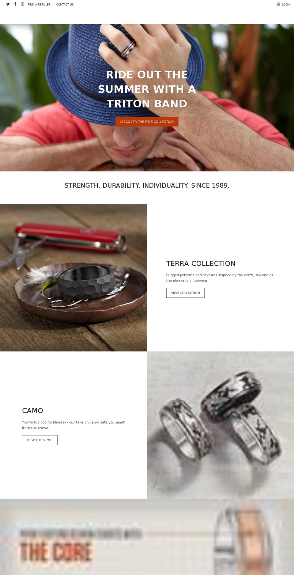 Turbo - PRODUCTION Shopify theme site example tritonraw.com