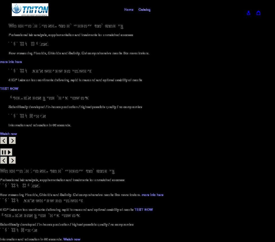 prod- Shopify theme site example tritonreef-shop.com