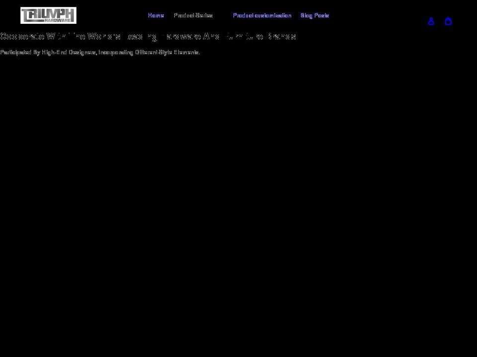 triumph-hardware.com shopify website screenshot