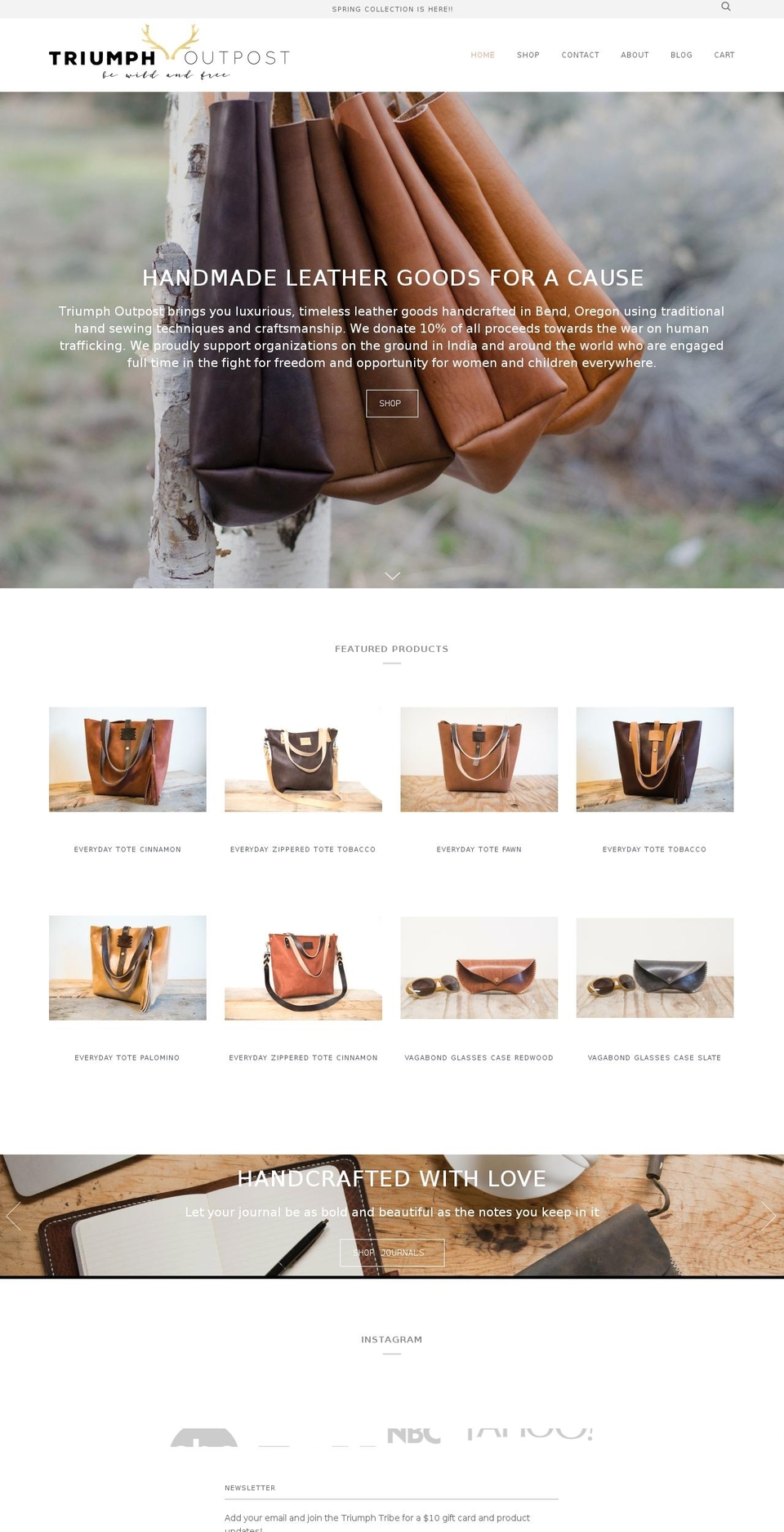 triumphoutpost.com shopify website screenshot