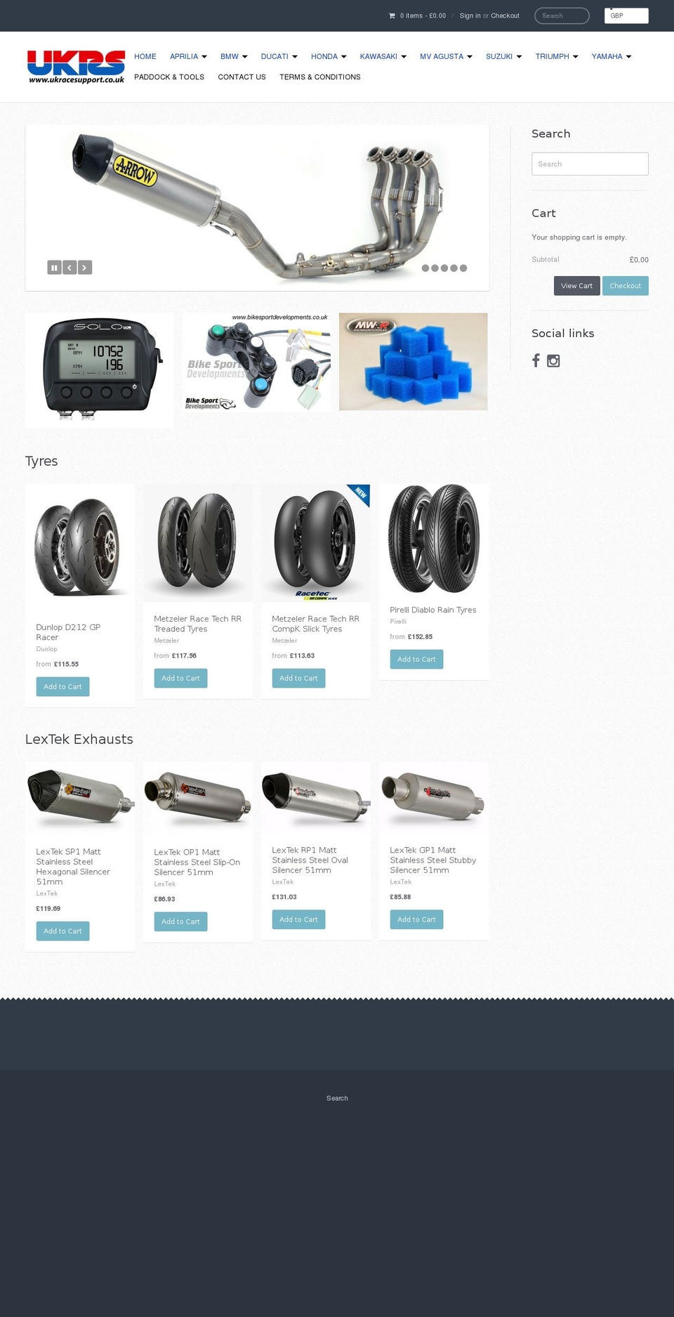 triumphracesupport.com shopify website screenshot
