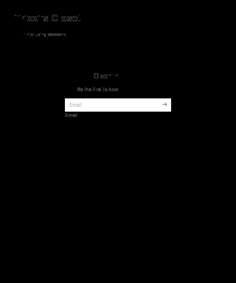 trixxiscloset.com shopify website screenshot