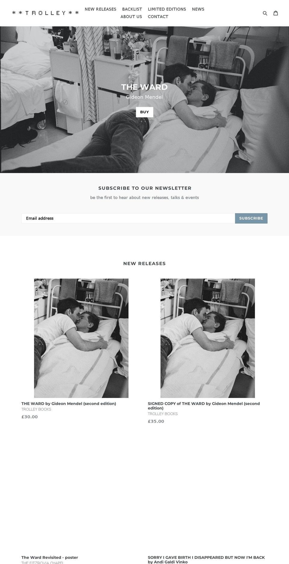 trolley-books.myshopify.com — Shopify storefront screenshot