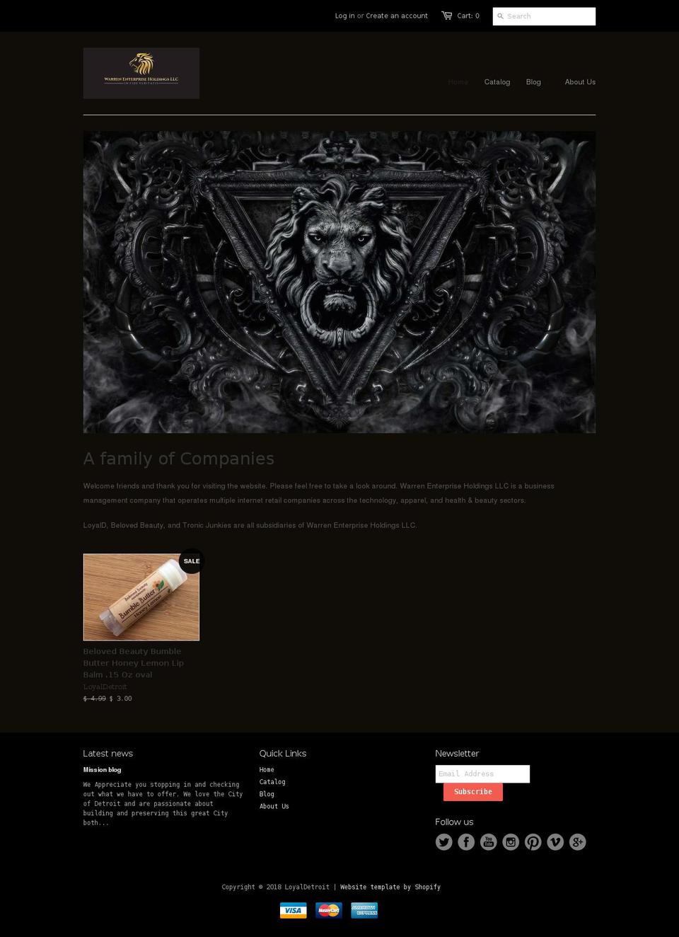 LoyalD Shopify theme site example tronicjunkies.com