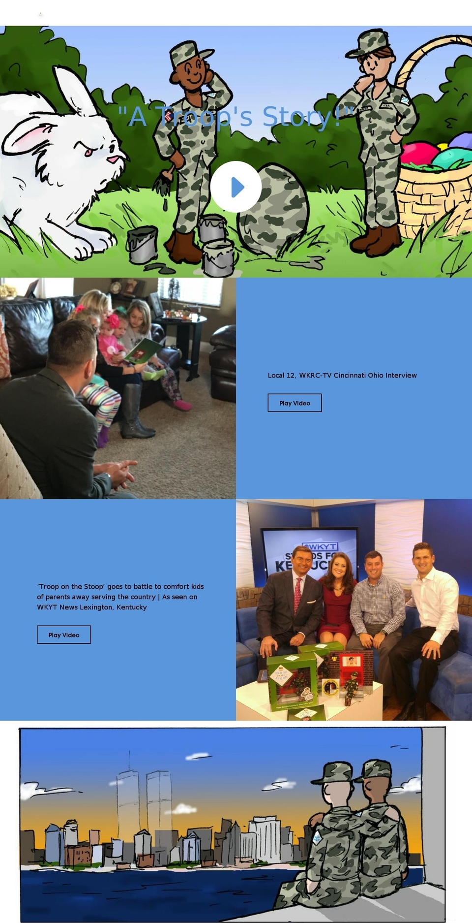 trooponthestoop.com shopify website screenshot