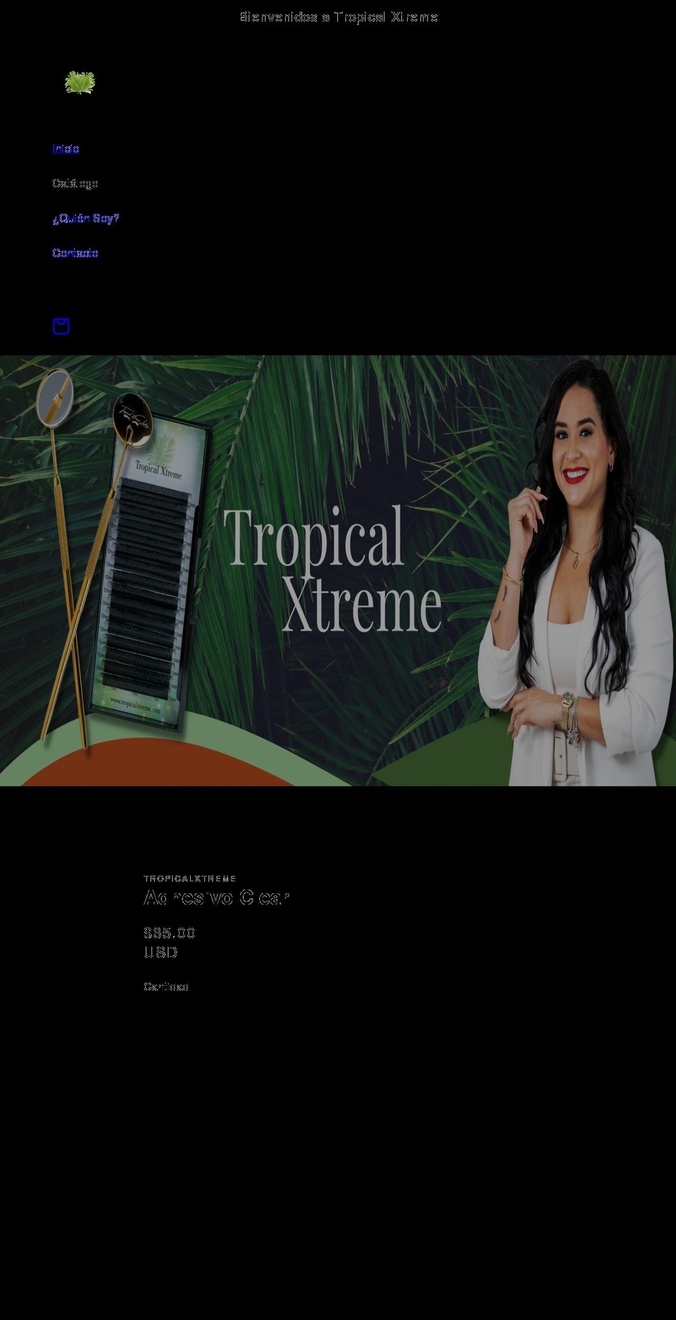 tropicalxtreme.com shopify website screenshot