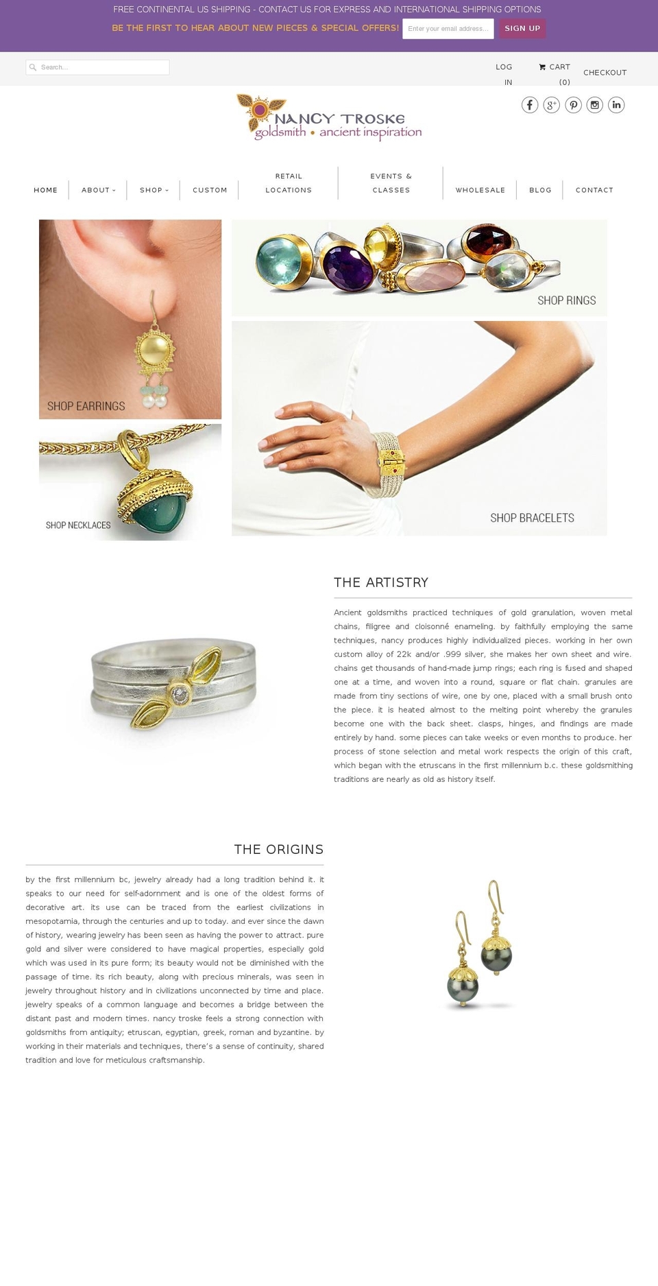 troske.com shopify website screenshot