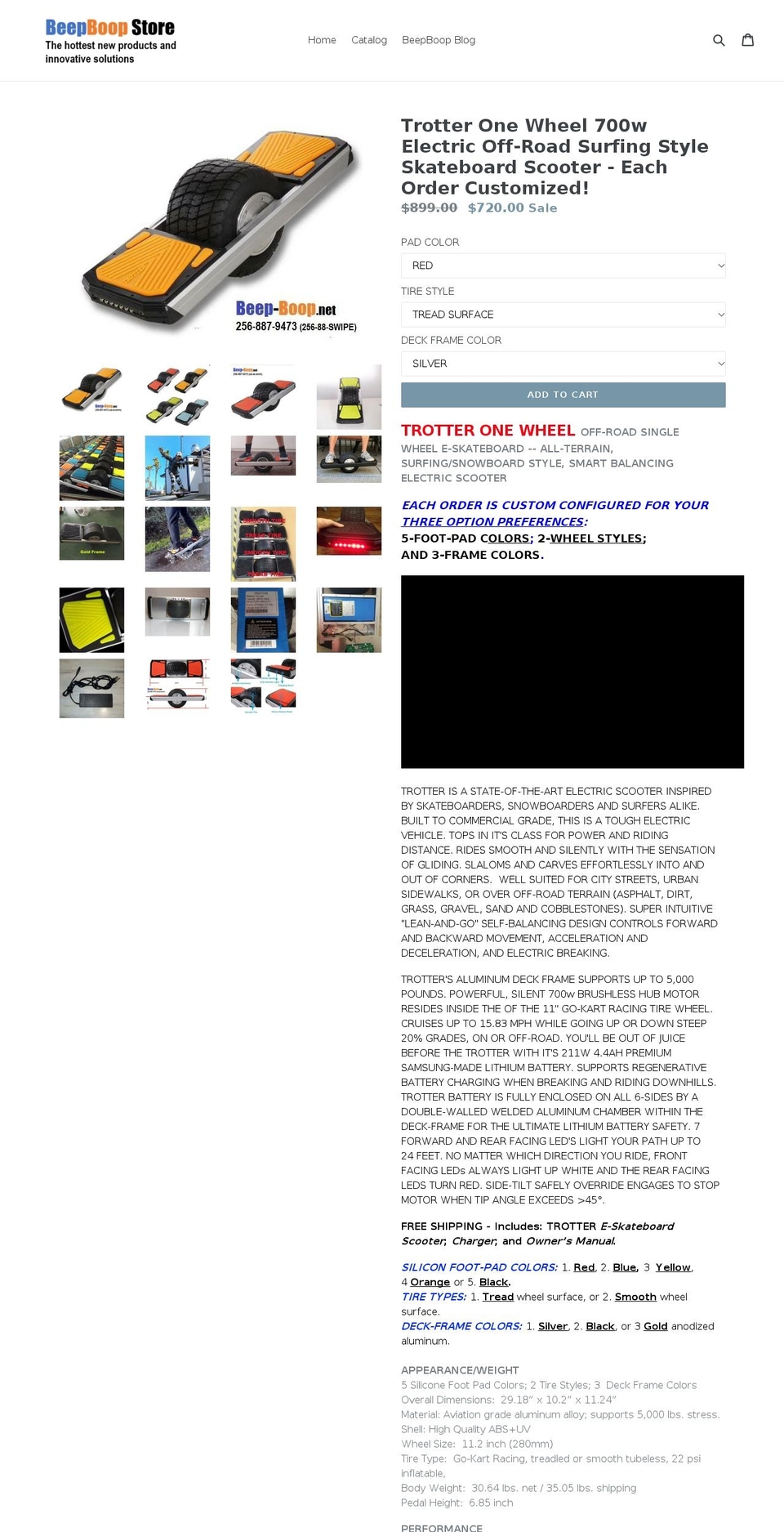 trotteronewheel.net shopify website screenshot