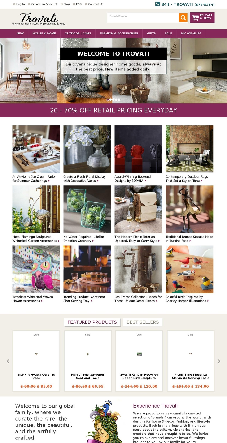 trovatistudio.com shopify website screenshot