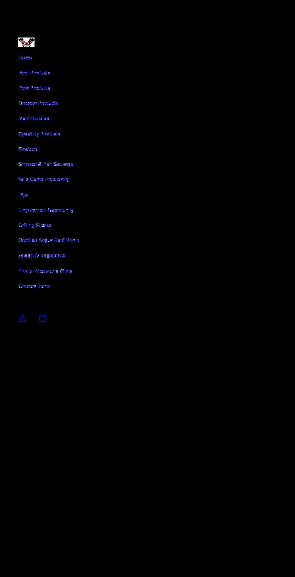 troysbutchershop.net shopify website screenshot