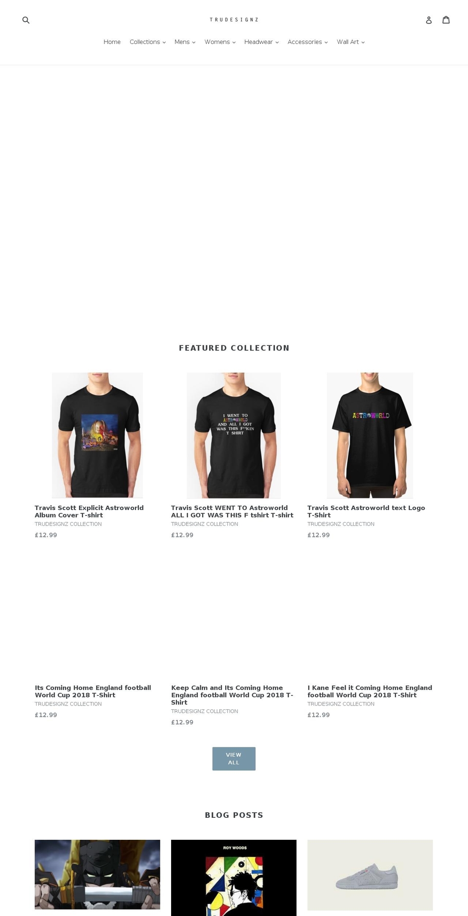 tru-designz.co.uk shopify website screenshot