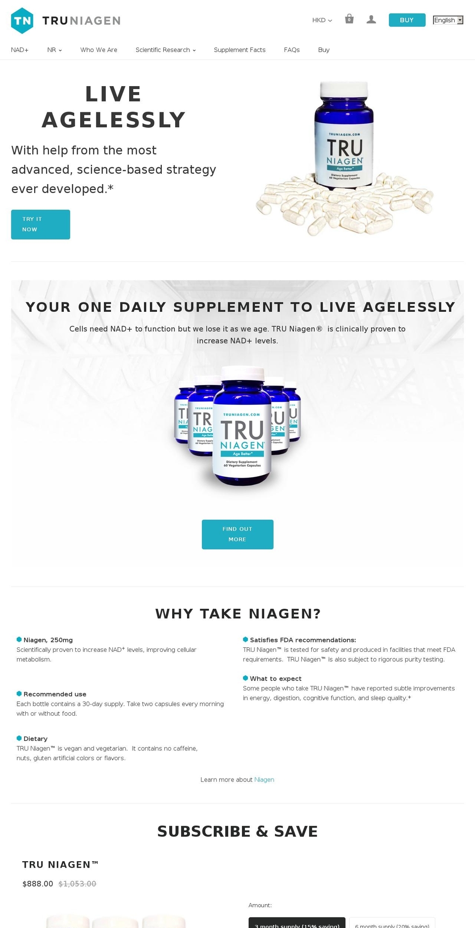 trub3.com — Shopify storefront screenshot